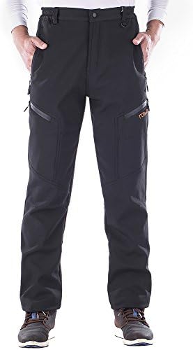 Nonwe Men's Warm Windproof Mountain Fleece Hiking Sweat Pants 700731S-32