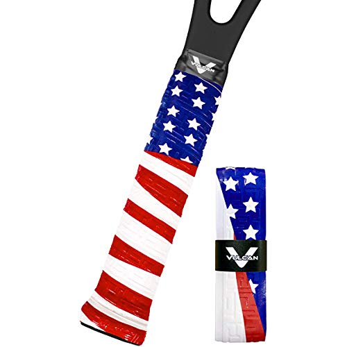 Vulcan Old Glory/Max Cool Overgrips 3pk. Max Cool Overgrips, Red, White & Blue