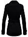 NE PEOPLE Womens Classic Solid/Plaid Double Breasted Pea Coat Jackets with Belt in Various Styles