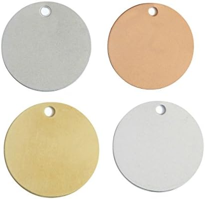 Stamping Out Loud 3 inch disc with 2.5mm hole Stamping Blanks Brass 24G Qty 25
