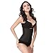FeelinGirl Waist Trainer for Women Tummy Control Workout Slimming Body Shaper Plus Size Black