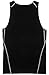 LANBAOSI Men's Breathable Sport Vest Sleeveless Compression Tank Top Black Large