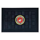 Fanmats Military  'Marines' Medallion Door Mat