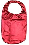 Glamorous Metallic Red Adult Fashion Bib - Velcro Closure