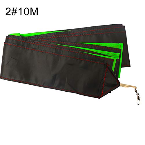 LeSharp Kite Tail Line, 10/15/30m Rainbow Color Blocking Long Kite Tail Line Outdoor Sports Accessory 4#