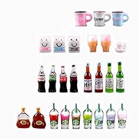 NWFashion Milk Cola Coffee Drink Imitated DIY Dollhouse Plant Decor Statues Ornament