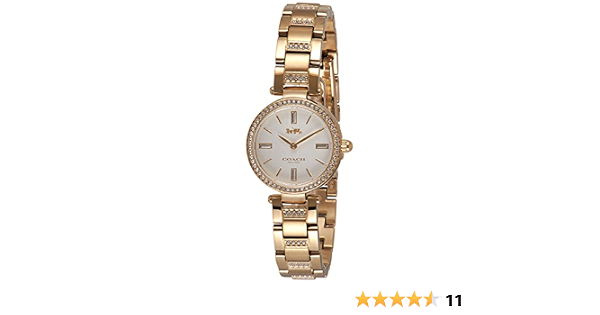 COACH WOMEN'S WHITE DIAL IONIC THIN 