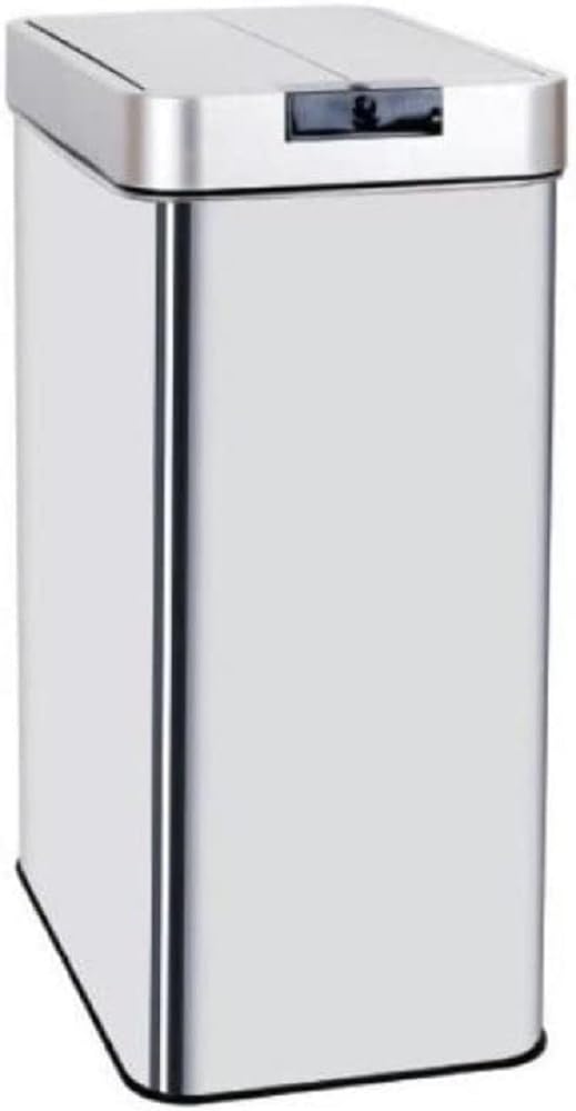 KITCHEN MOVE BAT-D870 Automatic Kitchen Waste Bin, stainless steel Metal Aluminium, stainless steel, 60L