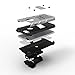 Zizo Bolt Series Compatible with iPhone 8 Plus Case Military Grade Drop Tested Tempered Glass Screen Protector Holster iPhone 7 Plus case Gray Black