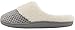 ULTRAIDEAS Women's Lamb-hug Comfy Fleece House Slippers Memory Foam, Slip-on House Shoes Indoor Outdoor (Grey, Size 11-12)