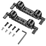 SMALLRIG 15mm Railblock Rod Clamp with 1/4"-20 Thread for 15mm DSLR Camera Cage Shoulder Rig - 2061