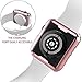 [2-Pack] JULK 44mm Case for Apple Watch New SE 3 (2025) / Series SE / 6/5 / 4 Screen Protector, Overall Protective Soft Case TPU HD Ultra-Thin Cover for iWatch, 1 Rose Pink + 1Transparent