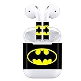 Protective Vinyl Skin Decal for Apple AirPods Charging Case and Wireless Bluetooth Wrap Cover Sticker Skins (Batman)