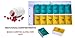 Extra Large Daily Pill Box -Weekly Pill Organizer with 7 Day AM/PM Twice a Day Storage Case with Detachable Travel compartments for Vitamins, Supplements and Medicines by Lifehapps