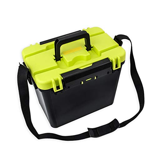 BYDBNR Angelkasten, Angeln Aufbewahrungsbox Tragbare Schulterbox Angeln Fass Aufbewahrungsbox