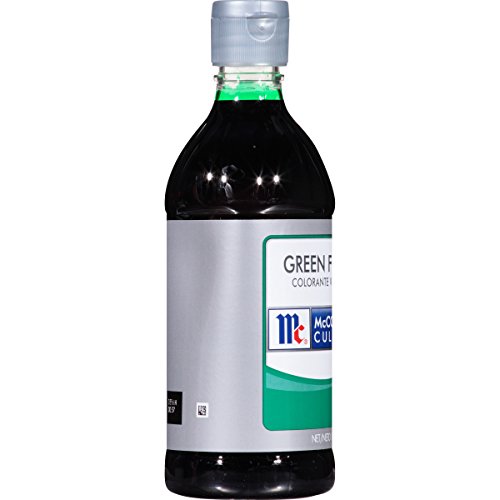 MCCORMICK CULINARY GREEN FOOD COLORING, 16 FL OZ – ONE 16 FLUID OUNCE BOTTLE GREEN LIQUID FOOD COLORING, ADD VIVID GREEN COLOR TO CAKES, COOKIES, ICINGS AND MORE