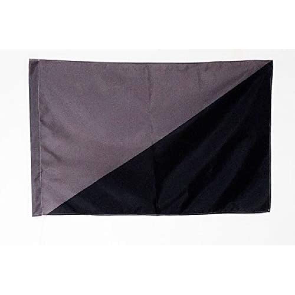 AZ FLAG - Anarcho-agorism Flag - 2x3 Ft - Anarchist agorist Banner with Sleeve - 100% Polyester - Fade Resistant - Vivid Colors - 2' x 3' Feet - 90x60 Cm