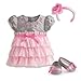 American Girl Bitty Baby - Twirly Tiered Dress for dolls - Bitty Baby 2015