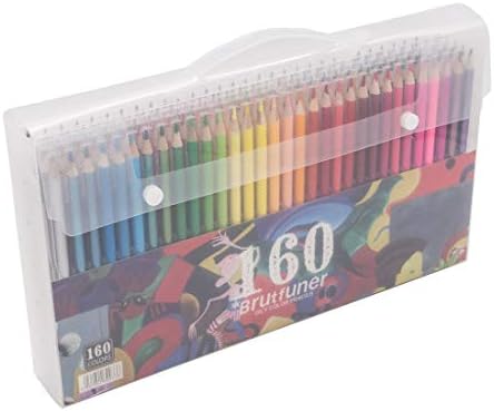 BEGOO Premium 160 Color Set Multicolored Wooden Colored Pencils with Cute Art Nouveau Metal Tin Case Vibrant Color Water Solube Pencils Office Schools Sketching Coloring Book Drawing Tools Kids Adults