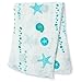 Lulujo Baby Silky Soft Muslin Swaddle Blanket, 47 x 47-Inches, Seaside