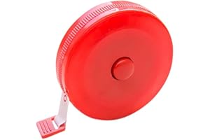 Tape Measure Retractable Tape Measure Measuring Pocket Body Tailor Sewing Craft Cloth Tape Measure 1.5 Meter Random Color Cle
