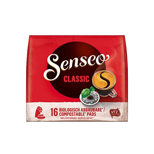 Senseo Pads Classic - Kaffee RA-zertifiziert - 10 Packungen x 16 Kaffeepads