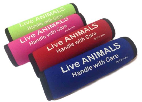 Pet Carrier Comfort Grips - Live Animals (Red) - Thumbnail 2