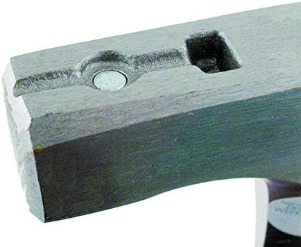 Edma 035955 Forged Carpenter's Hammer 1 Piece All Steel - Leather Handle - Magnetic Nail Holder, / - Image 3