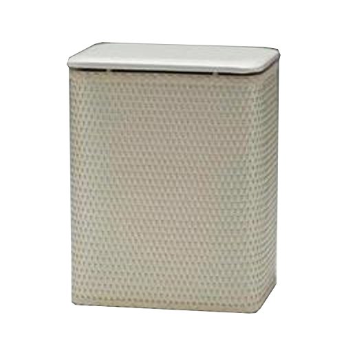 Redmon Collection Chelsea Pattern Wicker Nursery Hamper Cream, 24 Piece