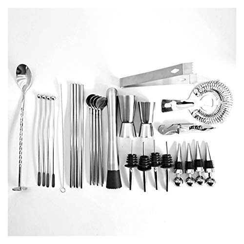 CTZL 30 Stücke Bar Cocktail Set Boston Shaker Drink Machen Kit Edelstahl Mischer Machen Geschenk Barware Cocktail Shaker… – Bild 6