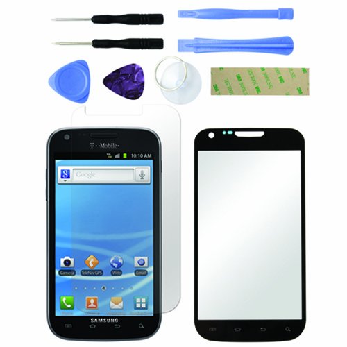 Black Replacement Glass Lens Screen for Samsung Galaxy S2 S 2 II T989 with 8 Piece Tool Kit Screen Protector Black Replacement Glass Lens Screen for Samsung Galaxy S2 S 2 II T989 with 8 Piece Tool Kit Screen Protector