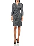 Anne Klein 3/4 Sleeve Animal Printed Jersey Wrap