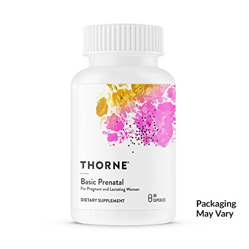 Thorne Research - Basic Prenatal - Folate Multivitamin for Pregnant and Lactating Women - 90 Capsules