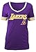 5th and Ocean Ladies Baby Jersey Short Sleeve V Neck with Chenille Applique