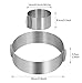 EDOBLUE Cake Mold Stainless Steel Mousse Cake Rings 6 to12 Inch Adjustable Cake Mousse Mould Cake Baking Cake Decor Mold Ring