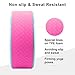 REEHUT Yoga Wheel – 12.6″ x 5″ Strong Premium Back Roller and Stretcher with Thick Cushion for Dharma Yoga Pose, Backbend & Stretching – (Pink)thumb 3