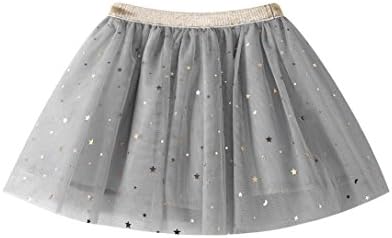 Vacally 3 Colors Kids Baby Girls Stars Sequins Party Ballet Tutu Skirts Princess Dress