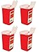 Kendall Covidien Sharp Container 1 Qt (4 Pack)