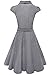 Anni Coco® Women's 1950s Cap Sleeve Swing Vintage Party Dresses Multi Colored