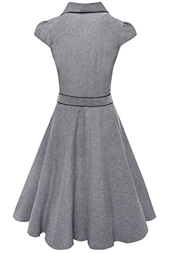 1950s Cap Sleeve Swing Vintage Party Dresses Multi Colored Anni Coco® Women