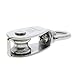 Saim 5Pcs Pulley Block Swivel M15 304 Stainless Steel Wire Rope Single-sheaved & Sheaves