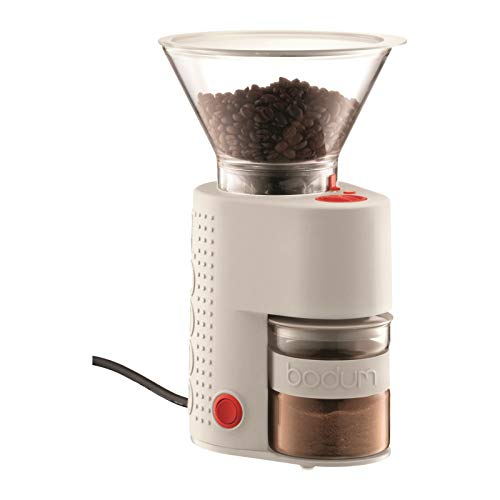 Bodum 10903-913EURO-3 Coffee Grinder, Plastic, White