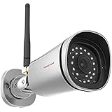 Foscam HD 720P Outdoor WiFi Security Camera – Weatherproof IP66 Bullet / 1MP IP Wireless Surveillance Camera System with iOS/Android App, Night Vision up to 65ft, and More (FI9800P)