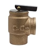 Apollo Valve 10-400 Series Bronze Safety Relief Valve, ASME Hot Water, 30 psi Set Pressure, 3/4" NPT Female