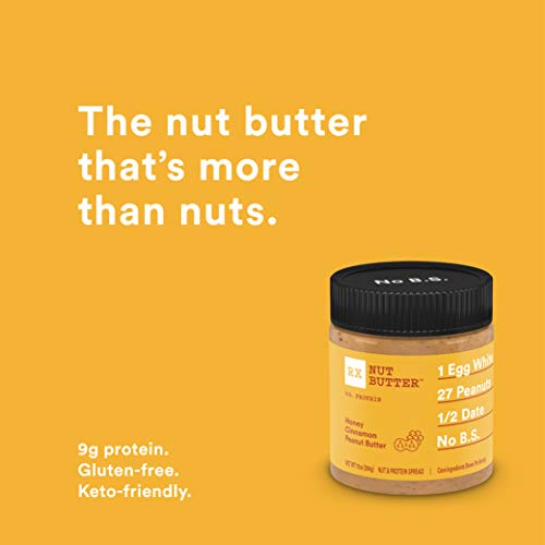 RX Nut Butter Peanut Butter, 9g Protein, Gluten Free Snacks, Honey ...