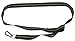 Hammock Straps - Set of 2 Hammock Tree Straps with Heavy Duty Carabiner Clips - 2 Inch X 8 Foot Long Straps for Hammock Camping, 4,000 lb Webbing - Made in USA Black