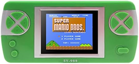 CZT 2.6 Inch New Video Game ConsoleInch Retro Game Handheld Player Built In 260 Classic Games Portable Game Console Appearance designed specifically for European and American users (Green)