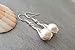 Exclusive from yinahawaii, Wire Braided Sized Round Natural Pearl Earrings,