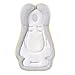 Portable Newborn Baby Head Support, Baby Bed Mattress, Infant Sleep Positioner, Untra Soft and Breathable Baby Bed Pillow for Newborn Baby and Infant, Infant Co Sleeper (Grey)