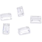 100pcs Adabele Austrian 14mm Faceted Loose Rectangle Crystal Beads Crystal Clear Compatible with Swarovski Crystals Preciosa 5055 SSRT1401